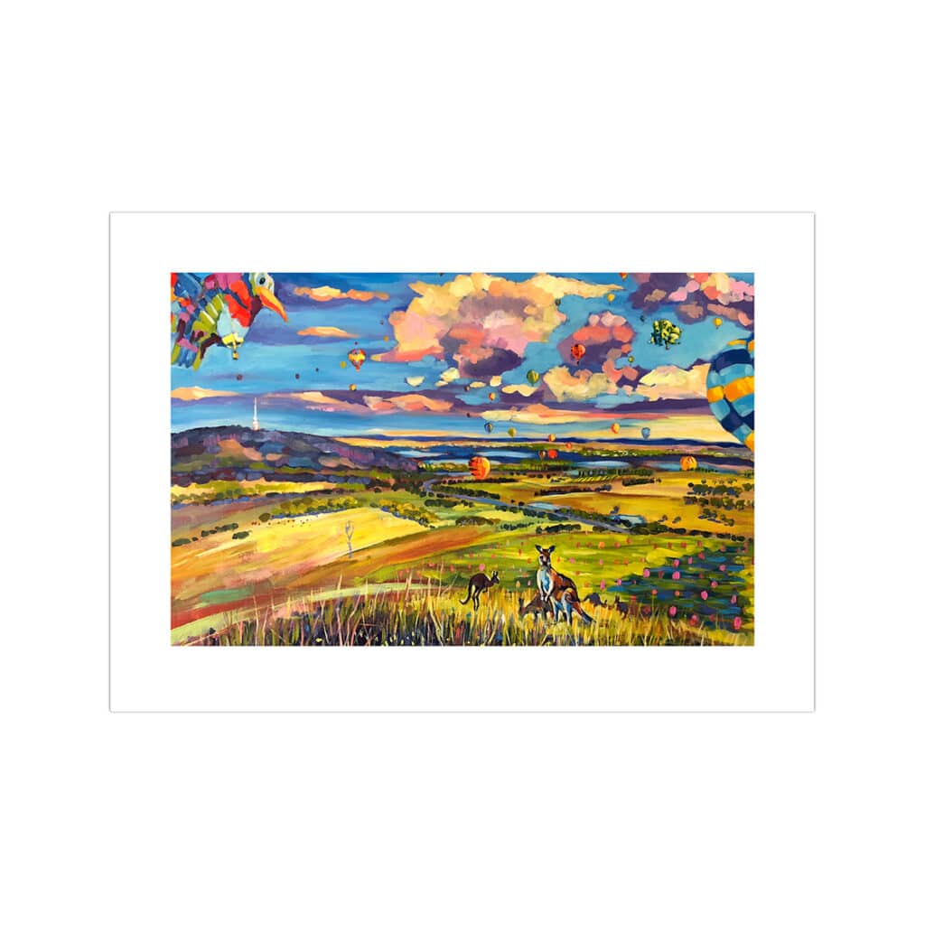 Canberra Spectacular, View From Mount Painter Canberra.Art